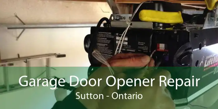 Garage Door Opener Repair Sutton - Ontario