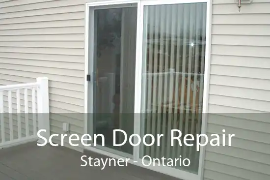 Screen Door Repair Stayner - Ontario