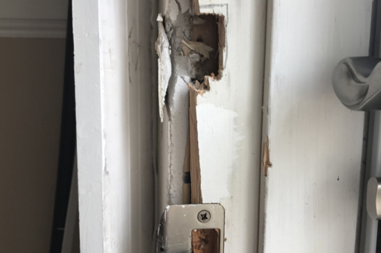 frame door repair Camp Borden